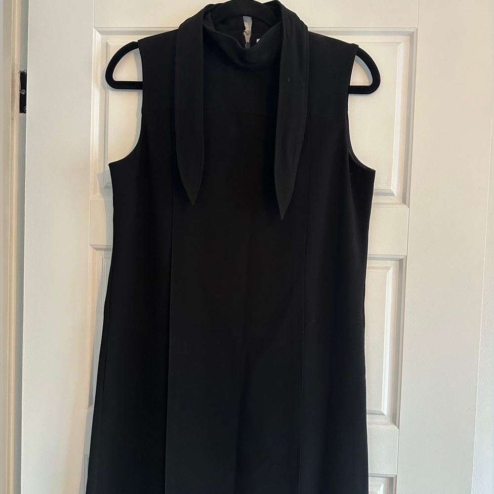 Aritzia Babaton 1-01 Beaux Black Tie Neck Slee Dress Size 2